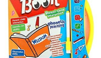 Toy Imagine™ Interactive Sound Book For Kids (Ages 2–7) – Learn Alphabets, Numbers, Shapes & Phonics | Educational Talking Book With Music & Touch Features | Multicolor Learning Toy For Toddlers