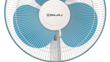 Bajaj Crest Neo With 2 Year Warranty 400 Mm Table Fan(Fiji Blue & White | Pack Of 1)
