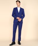 Raymond Sb 2Btn Noth Lpl Wthout Wct 2Pcs-Cnt Fit Checkered Men Suit