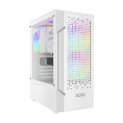 Gamdias Aura Gc7 Wh – Compact Mesh Rgb Mid-Tower Case/Gaming Cabinet |White| 3 Built-In 120Mm Argb Fans, Supports Mini-Itx, Micro-Atx, And Atx, Supports Air Coolers