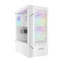 Gamdias Aura Gc7 Wh – Compact Mesh Rgb Mid-Tower Case/Gaming Cabinet |White| 3 Built-In 120Mm Argb Fans, Supports Mini-Itx, Micro-Atx, And Atx, Supports Air Coolers