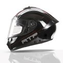 Tvs Racing Hurricane Series Full Face Dual Visor Helmet For Men | Premium Bike Helmets With Abs Shell, Uv Paint | Quick Release System | Aerodynamic Design | Ece, Dot & Isi Certified (White & Red) -Xl