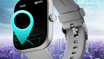 Boat 3 W/ Turn By Turn Navigation, 2.01″ Screen, Crest App, Qr Code Tray Smartwatch(Cool Grey Strap, One Size)