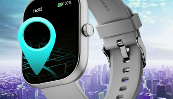 Boat 3 W/ Turn By Turn Navigation, 2.01″ Screen, Crest App, Qr Code Tray Smartwatch(Cool Grey Strap, One Size)