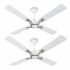 Havells 1200Mm Ambrose Bldc Motor Ceiling Fan | Remote Controlled, High Air Delivery Fan | 5 Star Rated, Upto 60% Energy Saving, 2 Year Warranty | (Pack Of 1, Pearl White Wood)