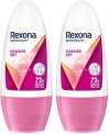 Rexona Powder Dry Underarm Roll On Deodorant Deodorant Roll-On  –  For Women(100 Ml, Pack Of 2)