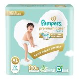 Pampers Premium Care Pant Style Baby Diapers | Extra-Large (Xl Size) | 72 Count | Voted India’S Softest | All-In-1 With 360 Cottony Softness Diapers | 12-17Kg