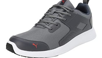 Puma Mens Impel Castlerock-High Risk Red-Ebony Sneaker – 9Uk (39133806)