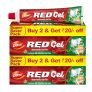 Dabur Red Gel Ayurvedic Toothpaste – 600G (150G X 4) | Reduction In Bad Breath, Plaque & Gingivitis | Freshness With Protection | For Healthy Gums & Effective Dental Care