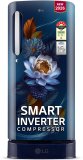 Lg 185 L Direct Cool Single Door 5 Star Refrigerator With Base Drawer(Blue Waterlilly, Gld1956Zabw)