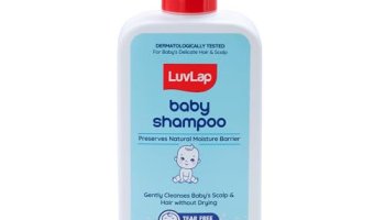 Luvlap Milky Soft Baby Shampoo – 400Ml, Tear Free Formula, With Milk Protein, Vitamin E & Coconut Oil, Shea Butter & Chamomile, Gentle Care For Baby’S Soft Hair, No Paraben, Dermatologically Tested