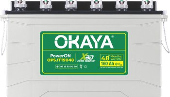 Okaya 48 Months Warranty Tubular Inverter Battery(160 Ah, Opsjt19048)