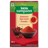 Tata Sampann Kashmiri Red Chilli Powder With Natural Oils, 100G, Kashmiri Lal Mirch Powder, With Exclusive Recipe