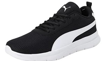 Puma Mens Ultimate Ease Black-White Walking Shoe – 10 Uk (37905101)