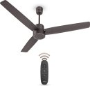 Havells Fab|Remote Controlled|Low Noise|Upto 65% Energy Saving|Reverse Mode|30W With 3 Year Warranty Bldc Motor 1200 Mm Wall Fan(5 Star | Cocoa Brown | Pack Of 1)