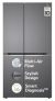 Lg 655 L Frost-Free Smart Inverter Double Door Side-By-Side Refrigerator (Gl-B257Hdsy, Dazzle Steel, Express Freeze | Multi Air-Flow)