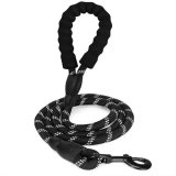 Petbabas Reflective Adjustable Pet Leash For Dogs And Cats| Durable And Comfortable| Strong Nylon With Padded Handle| Straps Dogs Perfect For Harness And Neck Collar Belts