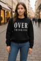 Khusboo Full Sleeve Solid, Printed Women Sweatshirt
