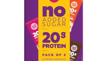 Yogabar No Added Sugar 20G Protein Bars | High Protein & Energy Bars | Added Probiotics & Whey | 20G Protein & 10G Fibre Nutrition Bars| Pack Of 5 X 70G Each | No Preservatives
