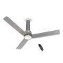 Havells 1200Mm Elio Prime Bldc Ceiling Fan | Remote Controlled, High Air Delivery Fan | 5 Star Rated, Upto 60% Energy Saving, 2+1* Year Warranty | (Pack Of 1, Slate Mist) Grey