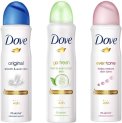 Dove Original, Go Fresh And Eventone Deodorant Deodorant Spray  –  For Women(450 Ml, Pack Of 3)