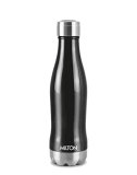 Milton New Duke 750 Thermosteel Hot And Cold Water Bottle, 620 Ml, Black