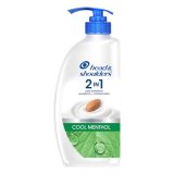 Head & Shoulders , Anti Dandruff Shampoo + Conditioner, Cool Menthol , 650 Ml