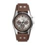 Fossil Cuff Chronograph White Dial Men’S Watch-Ch2565