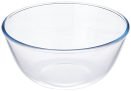 Amazon Brand – Solimo Borosilicate Glass Mix Bowl (3600 Ml) | Transparent
