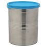 Signoraware Modular Stainless Steel Container Round 4500Ml, Set Of 1,Blue