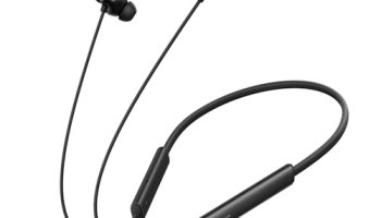 Realme Buds Wireless 3 Neo In Ear Bluetooth Neckband With 13.4 Mm Dynamic Bass Boost Driver,Upto 32 Hours Playback,Fast Charge,Ai Enc,45Ms Low Latency,Ip55 Dust&Water Resistannt&Bluetooth V 5.4 Black