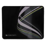 Zebronics Msp-X2 Mouse Pad, Smooth Micro Fiber Cloth With Stitched Edges, 260 X 210 X 2 Mm, Anti Slip Rubber Base, For Gaming, Home And Office | For All Mouse Sensors