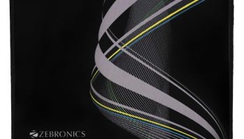 Zebronics Msp-X2 Mouse Pad, Smooth Micro Fiber Cloth With Stitched Edges, 260 X 210 X 2 Mm, Anti Slip Rubber Base, For Gaming, Home And Office | For All Mouse Sensors