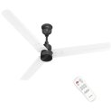 Polycab Wizzy Plus 1200Mm 5-Star Bldc, Remote Ceiling Fan For Living Room| 55% Energy Saving, 100% Copper, High Air Delivery, Free Installation | 3+1 Yr Warranty【Matt White Black】