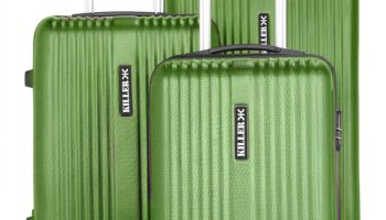 Killer String- Olive Green Cabin & Check-In Set 4 Wheels – 28 Inch