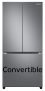Samsung 550 L, Convertible, Digital Inverter, Frost Free French Door Refrigerator (Rf57A5032S9/Tl, Silver, Refined Inox)