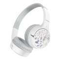 Belkin X Disney, Special Disney 100 Mickey & Friends Edition, Safe Wireless On Ear Kids Headphones With Mic, 30 Hours Playtime – Silver (Disney- 100 Mickey & Friends Silver)