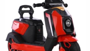 Toyzone Galaxy Electric Scooter – Red | Rechargeable Scooty 6V | Powered By 4.5 Ah Battery | Music Player With Bluetoooth & Usb | 6 Month Warranty On Battery | Make In India | For Kids 2+ Years