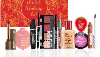 Blue Heaven Bridal Makeup Kit For Women 38.4G + 49.35 Ml(Pack Of 11)