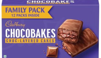 Cadbury Chocobakes Choclayered Cakes, 228 G