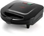 Cello Toastigo Grill Maker 800W | Non Stick Coating | Electric Sandwich Maker Grill(Black)