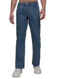 Highlander Men Mid Rise Straight Jeans (Phjn000066_Light Blue_Xl)